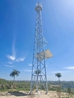 Torre de comunicación móvil de la estructura de acero del ángulo microonda de los 20m - del 100m