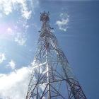 Torres de acero de las telecomunicaciones del enrejado móvil tubular del palo los 50m