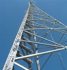 Pesque la torre de antena con caña autosuficiente del G/M de la comunicación de acero de las telecomunicaciones