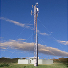 Radio Legged de la comunicación de la torre del alambre de 3 triangulares Guyed