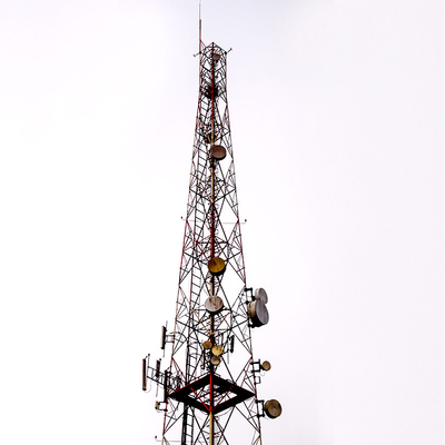 enrejado de acero de la transmisión de la torre de la telecomunicación de alta densidad 30m/S