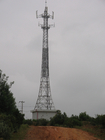 Torre de acero los 8m 10m del ángulo de la antena del G/M el 15m los 20m los 30m los 40m los 50m