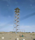 La ISO certificó la torre de acero del ángulo del 15m, torres de las telecomunicaciones