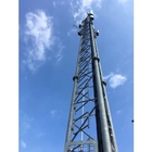 Equipo de radio de la difusión de TV de la célula de la resistencia del viento de las piernas móviles de la torre cuatro