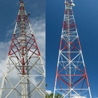 CE/BS/AS diseñó 4 piernas pesca la torre de acero de las telecomunicaciones con caña 5g con 2 plataformas