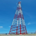 3leg angular galvanizó la torre de antena móvil de acero con los soportes del MW