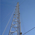 Palo de Guyed de la torre de comunicación móvil del triángulo equilateral