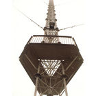 Torre estándar del alambre de Guyed de la conexión del reborde de ASTM