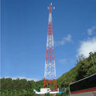 Torre Legged de la televisión 4 de acero de la radio Q345