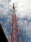 Torre Legged del alambre de la comunicación los 72m 3 Guyed