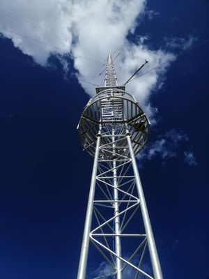 Torre del alambre del SGS ASTM A36 Guyed para la comunicación