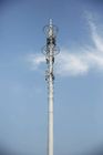 Torre ligera móvil galvanizada monopolar de la INMERSIÓN caliente de los 40m