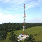 4 torre de acero del ángulo de la comunicación de la microonda 5G de las piernas