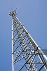 Torre galvanizada de la estructura de acero de las telecomunicaciones Q235 de la inmersión caliente