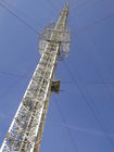 Sellf que apoya 4 la torre Legged del alambre de los 30m 40m Guyed