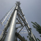 Antena móvil de la torre del tubo de acero del OEM Q420B para las telecomunicaciones