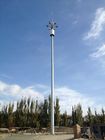 Mono poste galvanizó la torre de antena autosuficiente