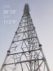 Torre de antena autosuficiente del acero los 40m del ángulo