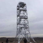 Torre de acero del reloj del ejército del ángulo para la observación artificial