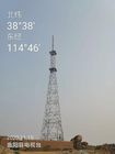 4 torre de antena de radio Legged de la torre 50m para la difusión
