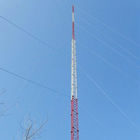 Enreje la torre de acero del alambre de los 10m Guyed de la comunicación
