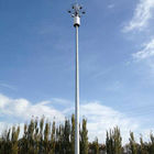 Torre de acero monopolar del G/M de la protección contra la luz de la comunicación de la señal