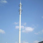Torre de acero monopolar del G/M de la protección contra la luz de la comunicación de la señal