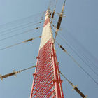 acero adaptable de la comunicación del enrejado de los 55m de Guyed de la torre eléctrica del palo y alear el acero estructural