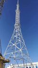 Radio de las telecomunicaciones de acero RRU los 49ft del enrejado del Hdg y torre celulares de la televisión