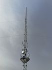 el polvo 36m/S cubrió la alta Guyed torre del enrejado de los 30m