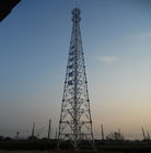 Línea eléctrica galvanizada torre de acero 4 del ángulo de la ISO Q345 el 15m Legged