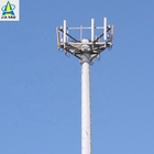 Telecomunicaciones autosuficientes de Wifi del palo de la torre de acero monopolar de la antena los 30m del OEM
