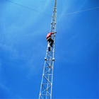 Torre del enrejado de la comunicación los 80m Guyed de las telecomunicaciones