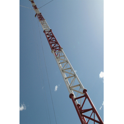 Antena galvanizada 30m/S de la comunicación del palo de la torre del alambre de Guyed del acero de la inmersión caliente