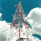 3 o 4 angulares tubulares de la torre de las telecomunicaciones Legged del enrejado