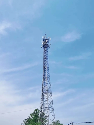 La célula Legged de las telecomunicaciones de cuatro Q345B se eleva torre de comunicación de acero galvanizada
